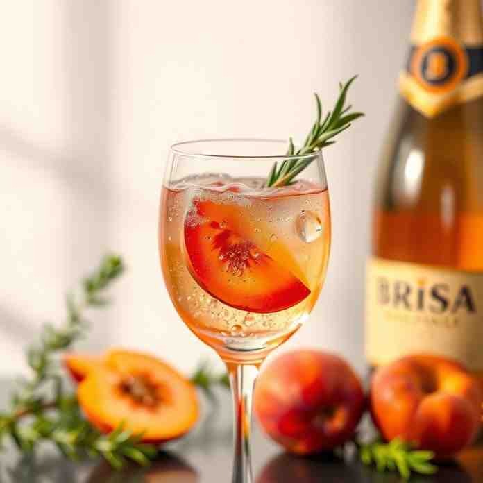 Brisa de Galicia - Sparkling Wine Cocktail Recipe